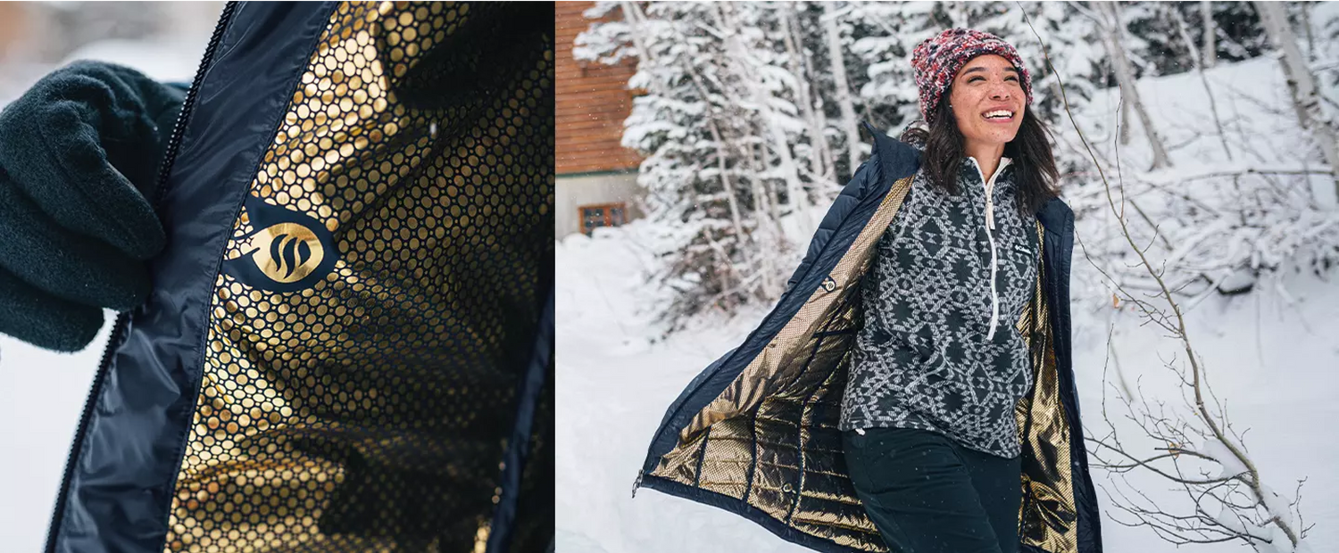 Winter Jackets Just Got Even Warmer Thanks To This Gold Space Suit Material