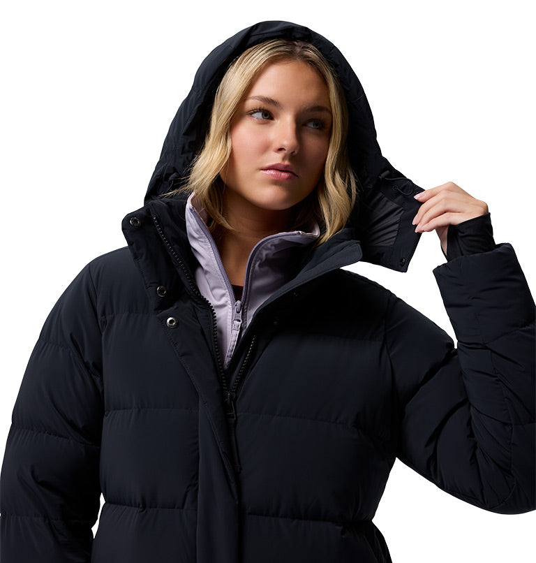 Women's Amaze Puff Long Hooded Jacket