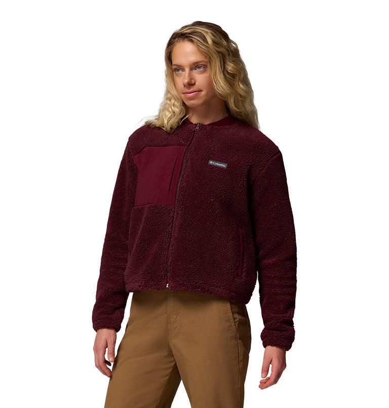 Women's Stellar Path Fleece Bomber Full Zip Jacket