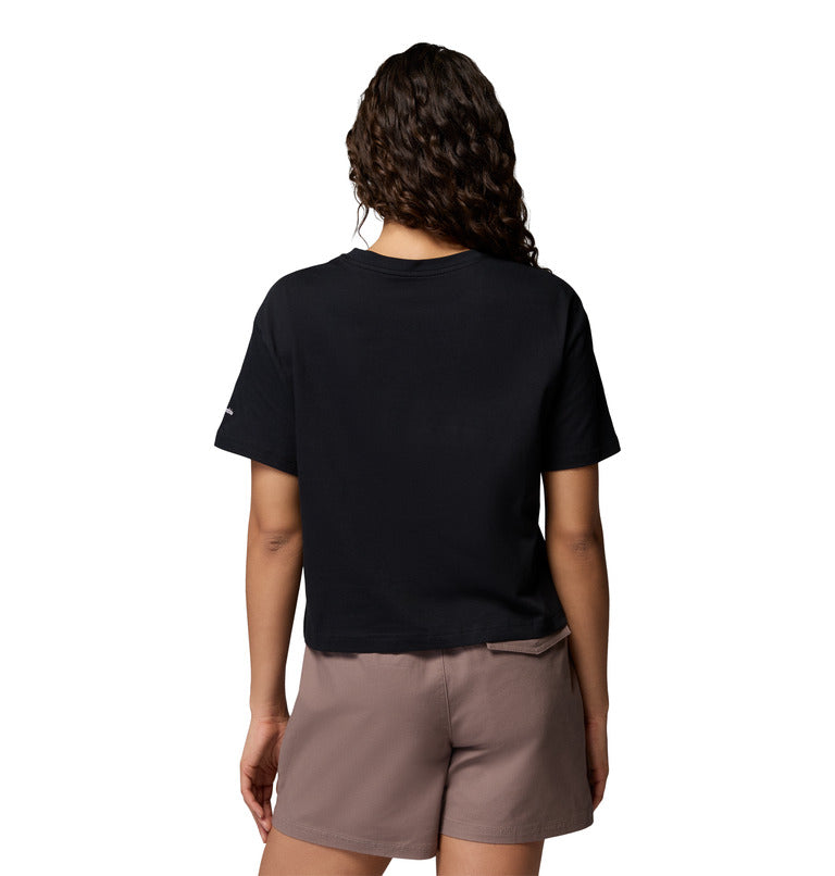 Women's Rolling Bend Graphic Relaxed Crop Shirt