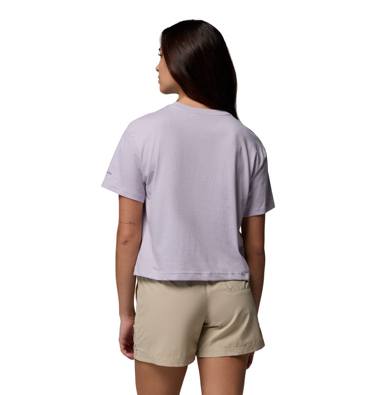 Women's Rolling Bend Graphic Relaxed Crop Shirt