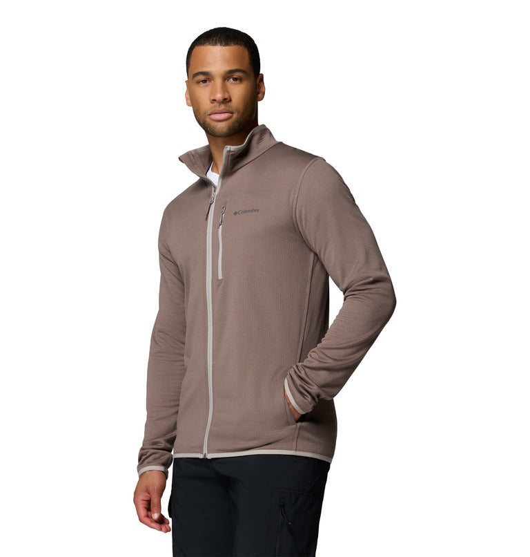 Men's Essential Hike Grid Fleece Full Zip Jacket