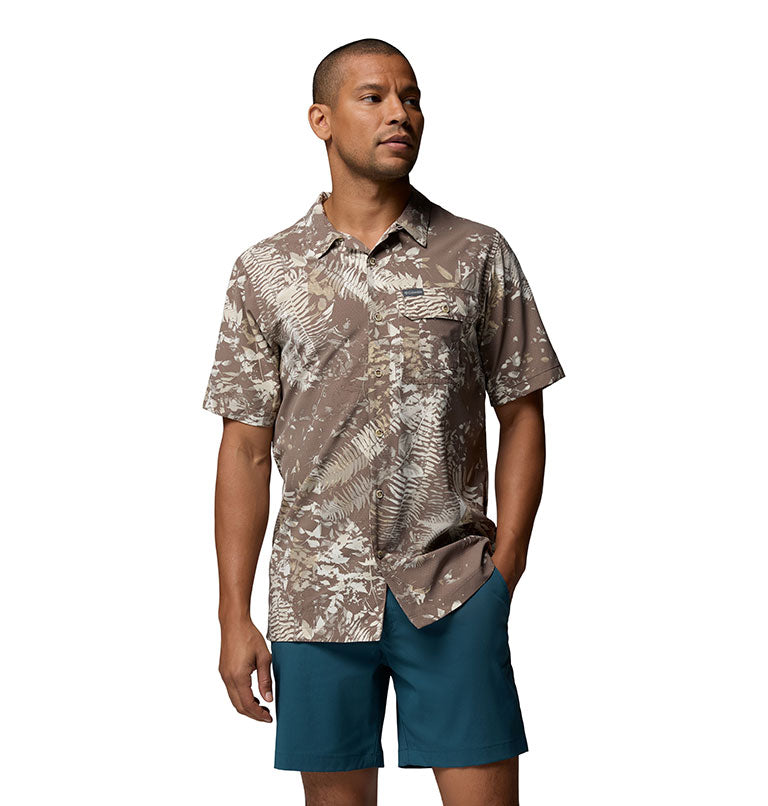 Men's Tech Trail™ Utility Printed Woven Short Sleeve Shirt