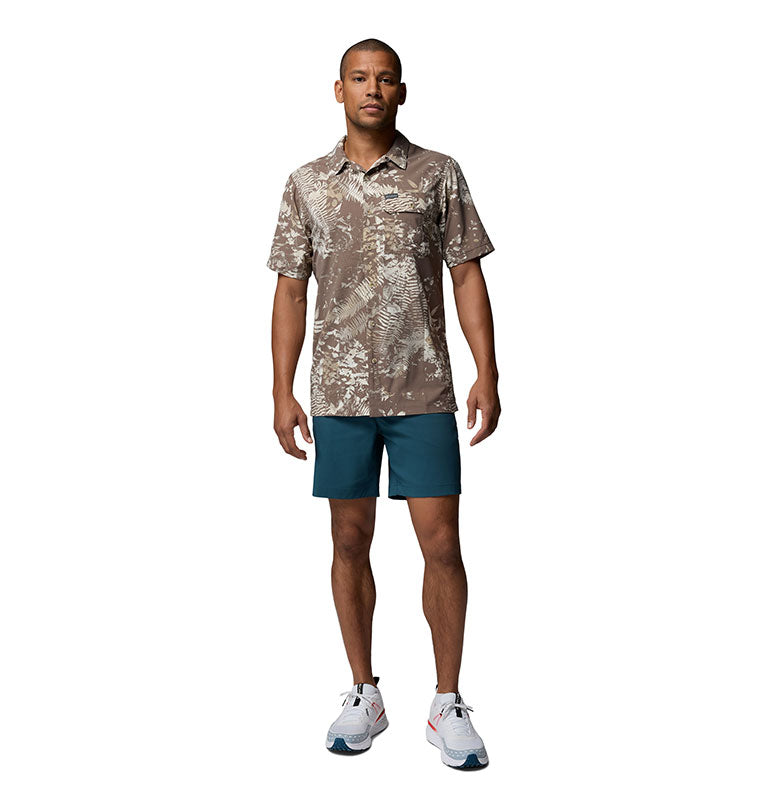 Men's Tech Trail™ Utility Printed Woven Short Sleeve Shirt