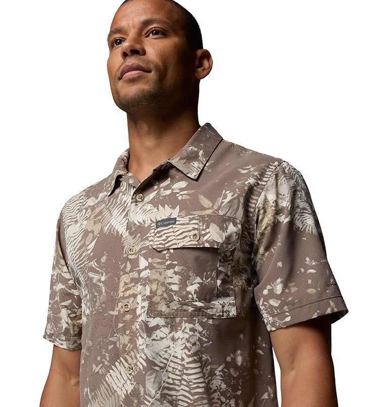 Men's Tech Trail™ Utility Printed Woven Short Sleeve Shirt