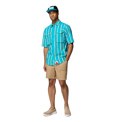 Men's PFG Bonefish Flats Printed Short Sleeve Shirt