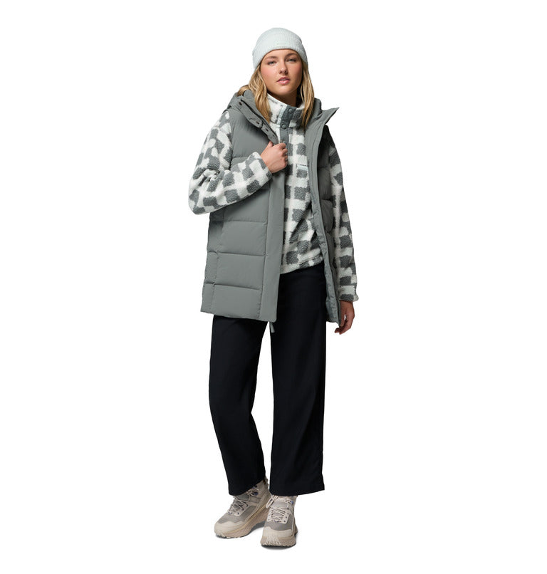 Women's Helvetia II Printed Cropped Half Snap Fleece Sweatshirt