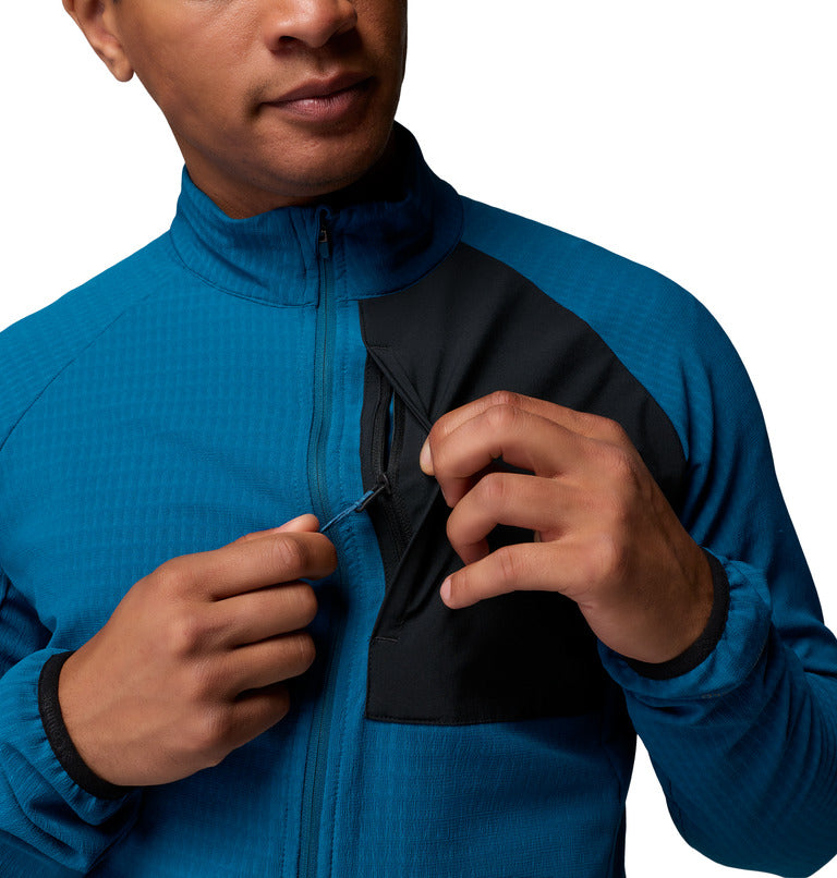 Men's Superior Summit Grid Full Zip Fleece
