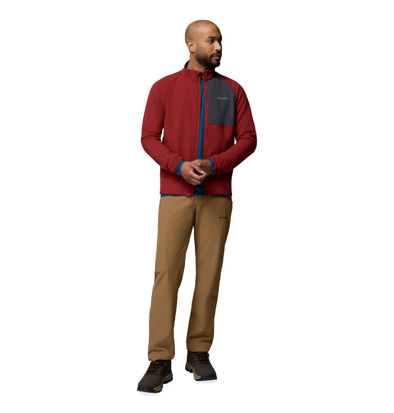Men's Superior Summit Grid Full Zip Fleece