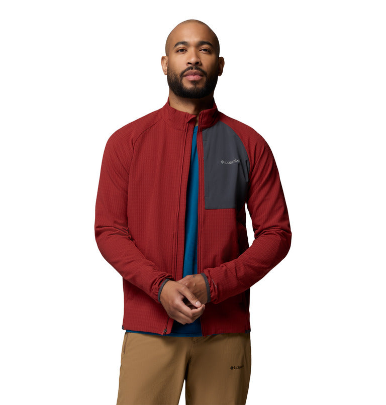Men's Superior Summit Grid Full Zip Fleece