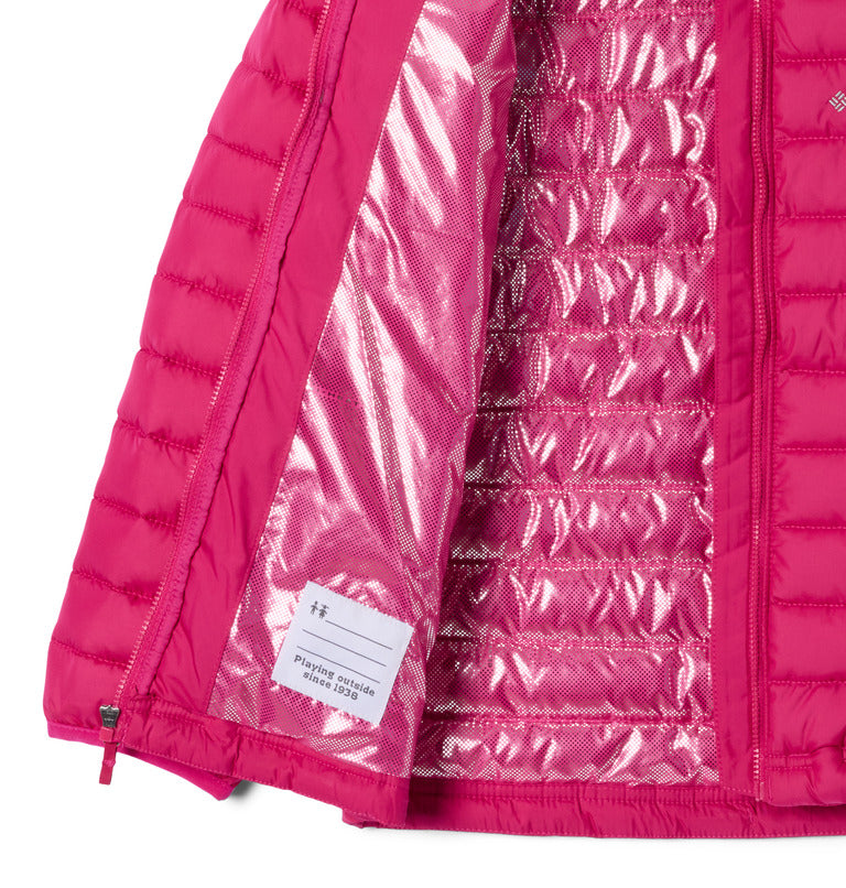 Girls' Powder Lite II Hooded Jacket