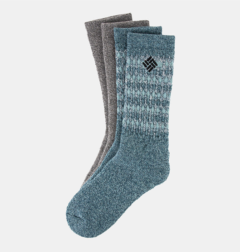 Texture Wool Crew Socks - 2 Pack